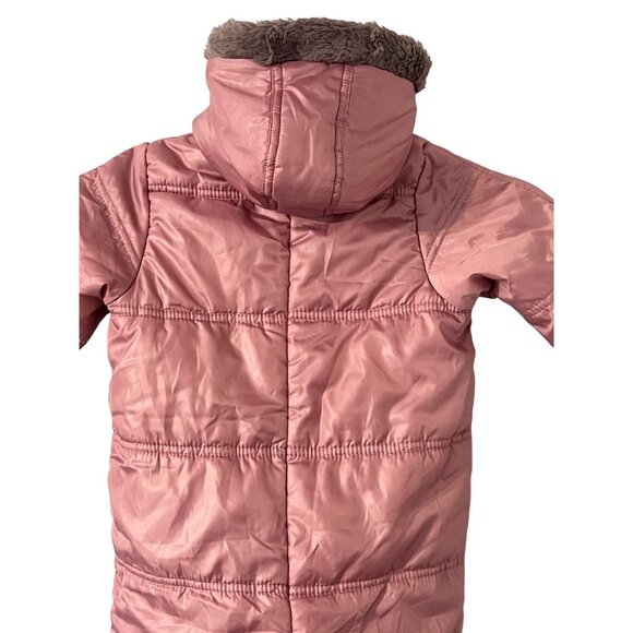 First Impressions Baby Snowsuit Pink Hooded One-Piece 18 Months Bodywarmer - Picture 2 of 16
